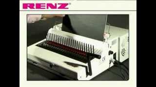 RENZ Combi E Comb Binding Machine with Electric Punch