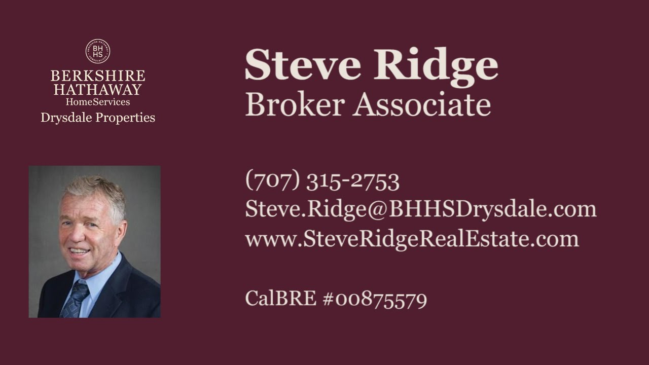Meet Steve Ridge, Real Estate Agent in Benicia, California YouTube
