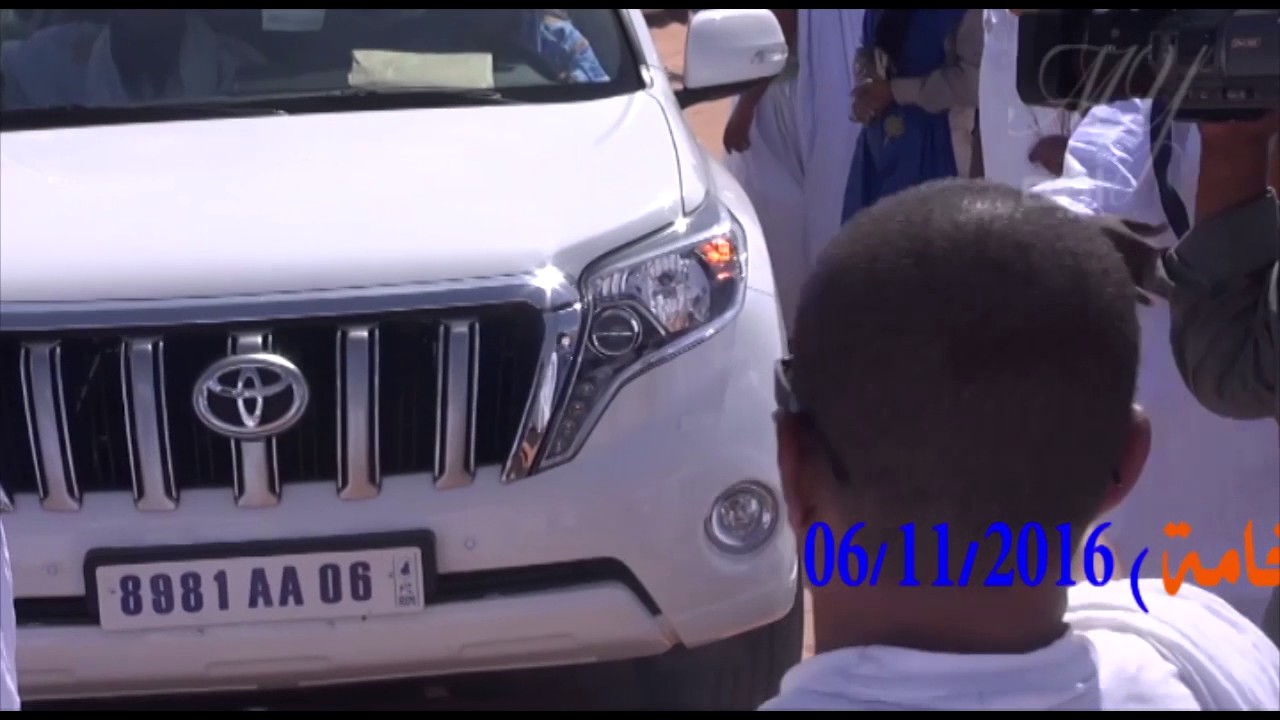 استقبال سكان قرية النعيم للشيخ سيدي محمد و لد الشيخ سيدي