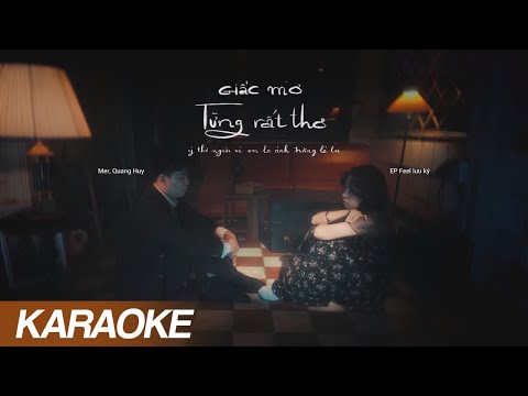 [KARAOKE] giấc mơ từng rất thơ (ý thơ người ví em là ánh trăng lẻ loi...) / mer ft Quang Huy