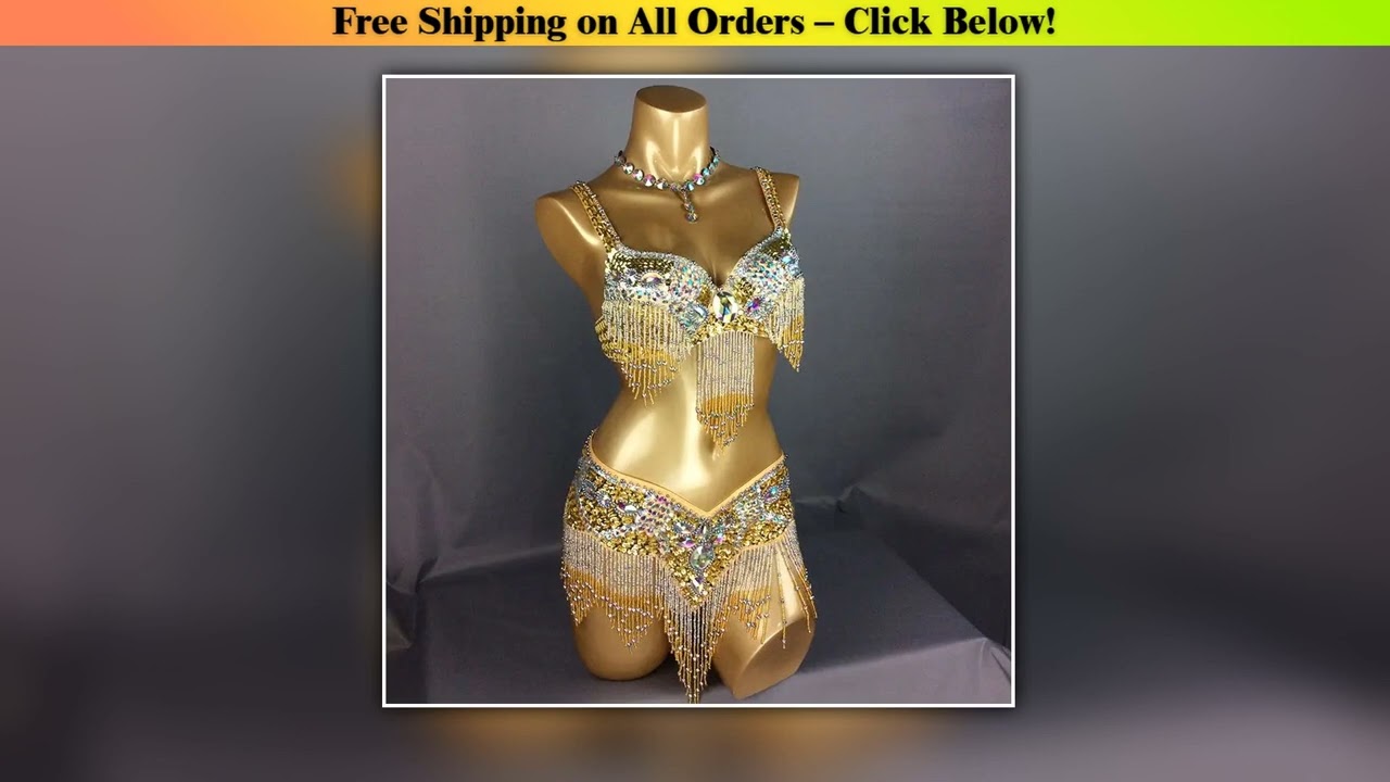 Showgirl Ladies Bellydancing Costumes Bellydance Clothes for EDC dress Premium Quality