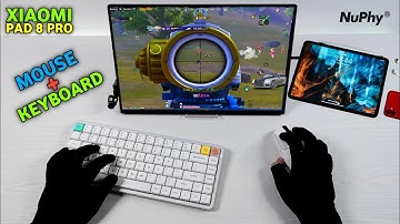 😈XIAOMI Pad 8 PUBG TEST || Mouse - Keyboard HANDCAM DON