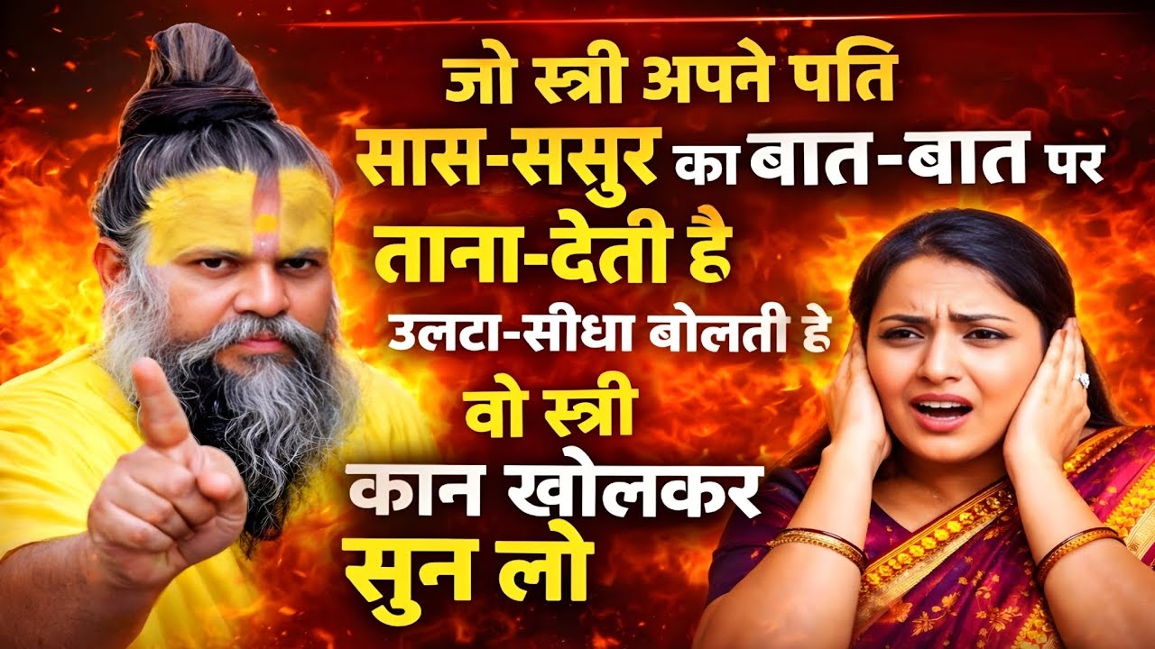 जो स्त्री पति और सास-ससुर को ताना देती है, उसका क्या होता है? | Premanand Ji Maharaj Pravachan