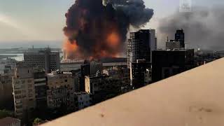 Взрыв В Бейруте В 4К