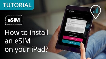 Ubigi Tutorial : How to install an eSIM on your iPad?