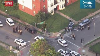 Police chase ends in crash in north St. Louis