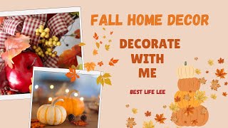 FALL HOME DECOR - DECORATE WITH ME 🍁