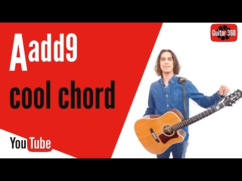 Aadd9 cool chord