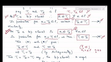 Top element and bottom element in Partially Ordered Sets| By Dr Urvashi Arora