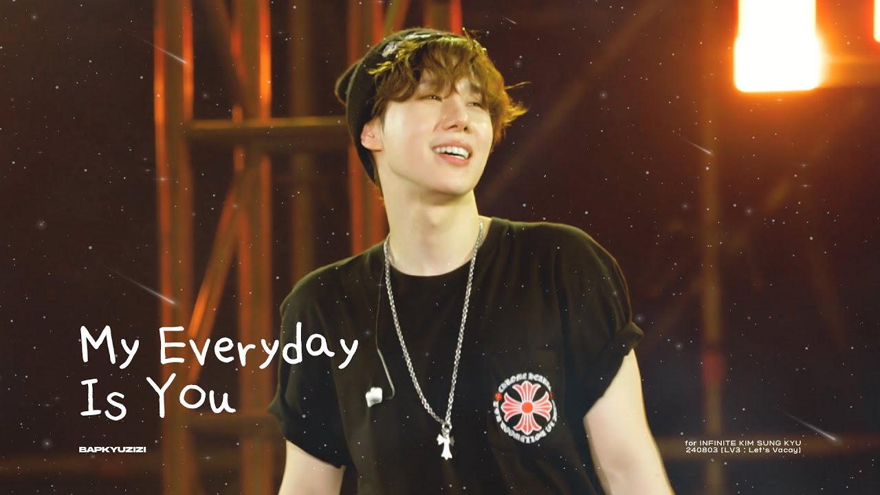 [4K] 240803 김성규 - My Everyday Is You @2024 KIM SUNG KYU CONCERT [LV3 : Let's Vacay]