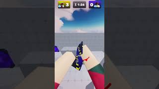 Crazy knife trickshot #gaming #rivals #clutch #roblox #knife #trickshot