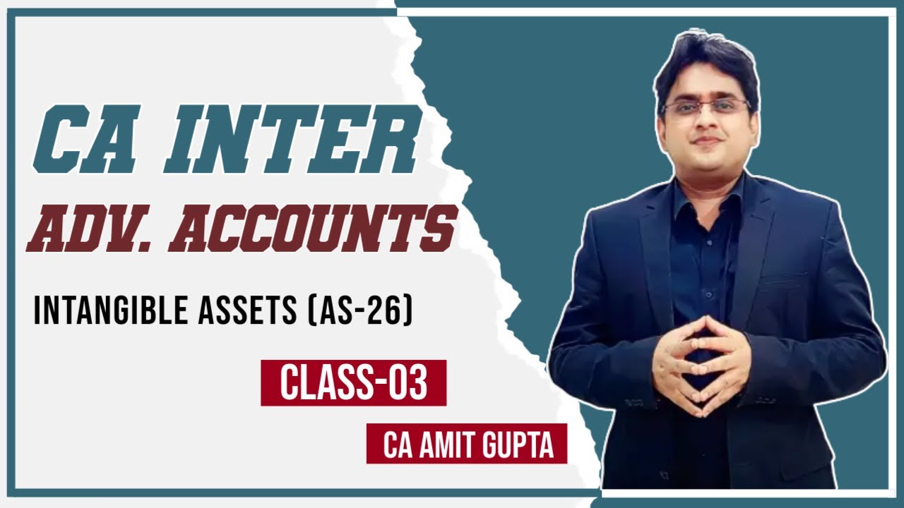 CA INTER | MAY 2025 | ADVANCED ACCOUNTS | INTANGIBLE ASSETS (AS-26 ...