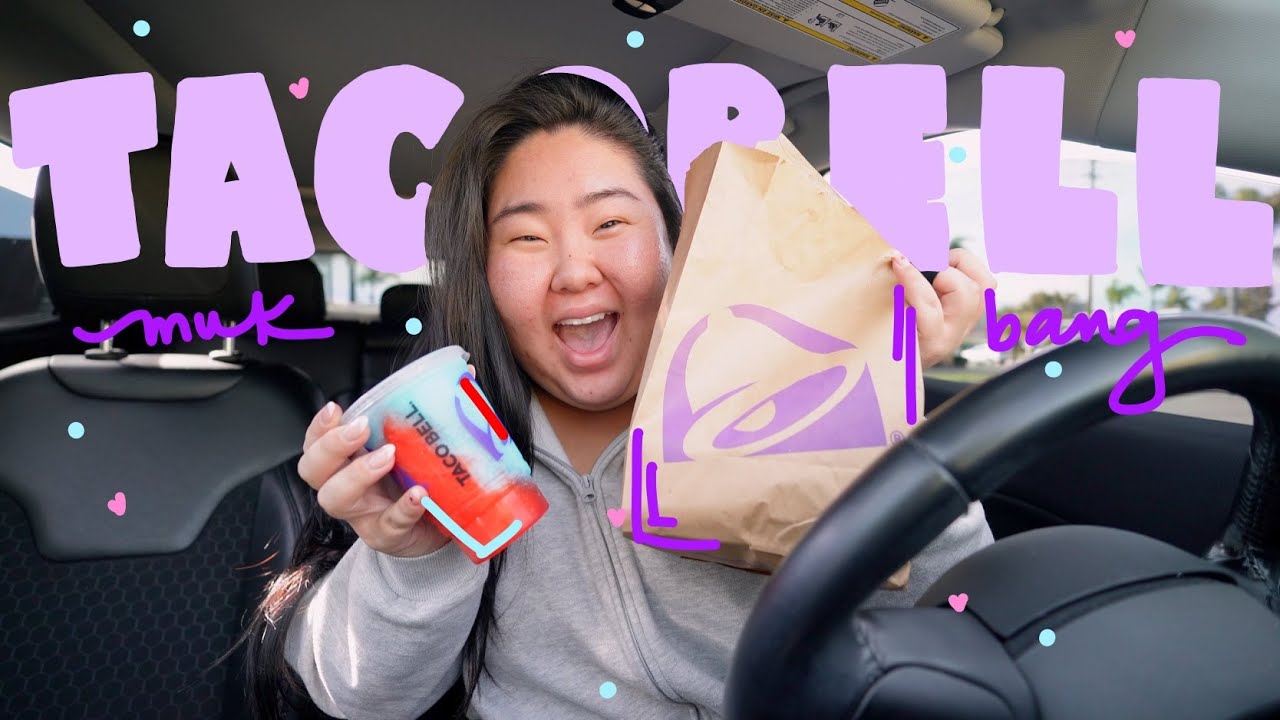 TACO BELL TASTE TEST MUKBANG 먹방 * first time* Grilled Cheese Burrito + Chicken Chalupa | Goodbye 20s