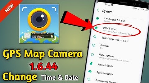 How To Change Time & Date on GPS Map Camera App|gps map camera date or time kaise change kare 1.6.44