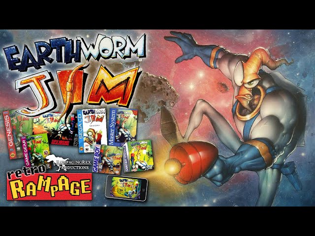 SEGA Megadrive Earthworm Jim – PAL – Manuel Inclus – Neuf – France