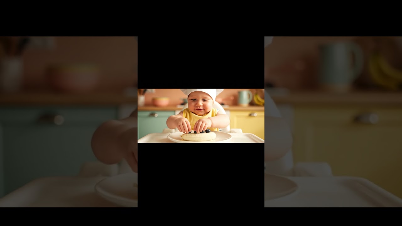 Tiny Chef Baby Makes a Fruit Smile! 🍓👶 | Baby Cartoon, Funny Kids Video, Baby Shorts 