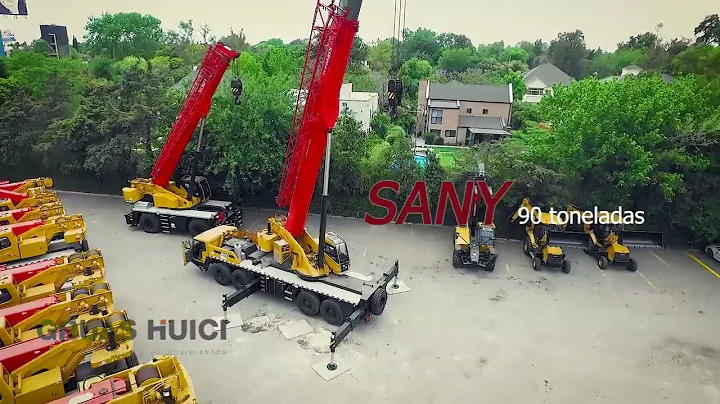 Gruas Huici y su nueva SANY 90 toneladas