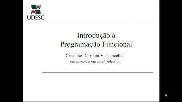 Introdução à Programação Funcional usando Haskell (Aula 1).