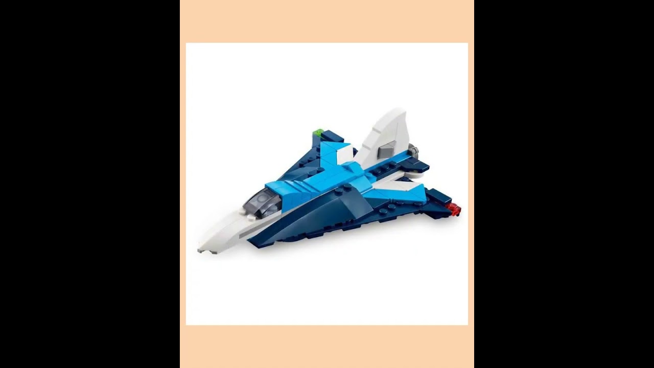 LEGO Creator 3in1 Aircraft: Race Plane Toy Vehicle Playset 31160 Building Blocks Toys for 7+ Gift...