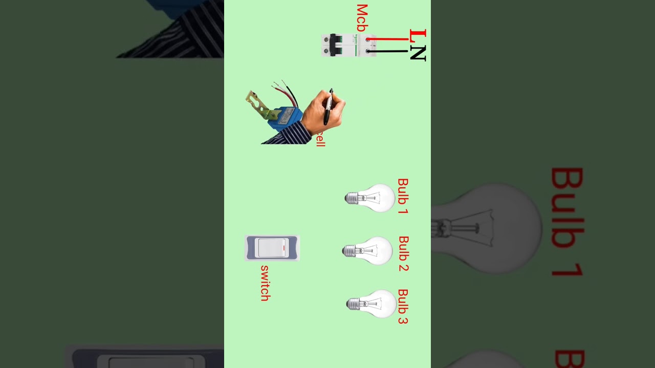 Street light photocell | Photocell sensor connection diagram