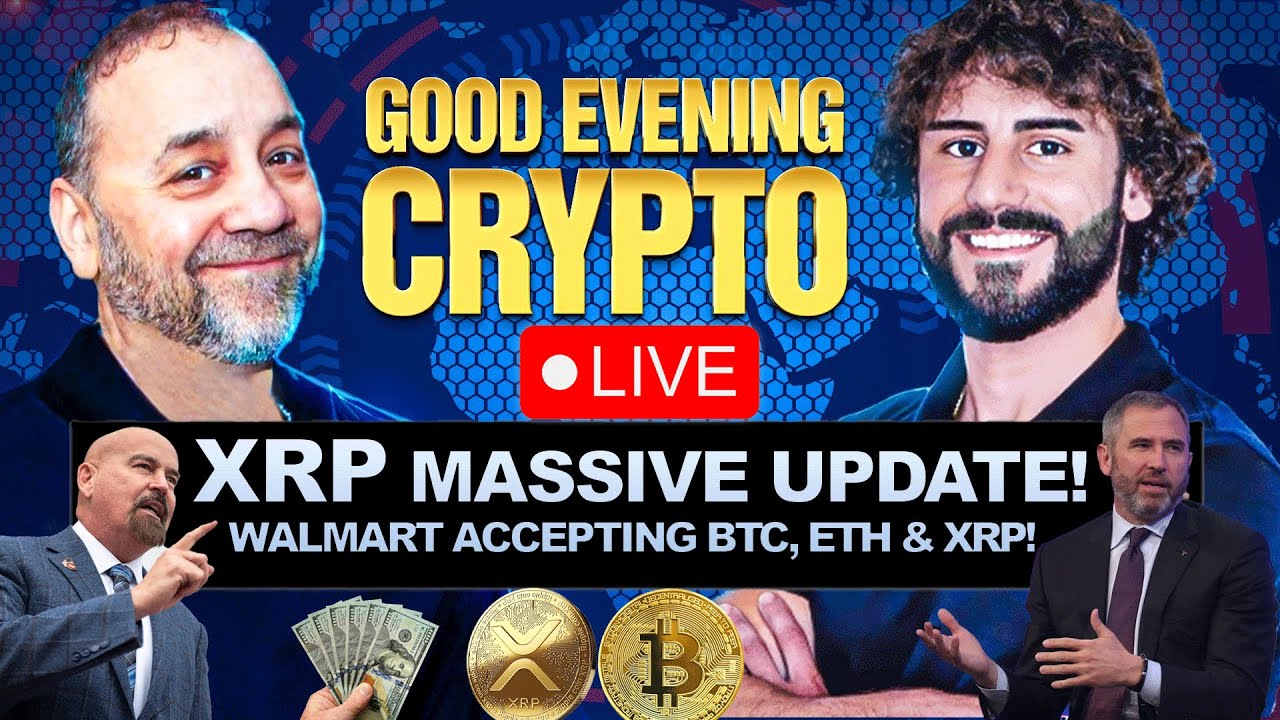 🚨 BREAKING: WALMART ACCEPTING $BTC, $ETH & $XRP! 🚨 NASDAQ ADDING XRP &  U.S. PLAN TO SAVE CRYPTO! - YouTube