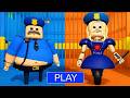 POLICE GIRL! BARRY 2 PLAYER ESCAPE PRISON V2! roblox! Gameplay Walkthrough No Death 4K #roblox