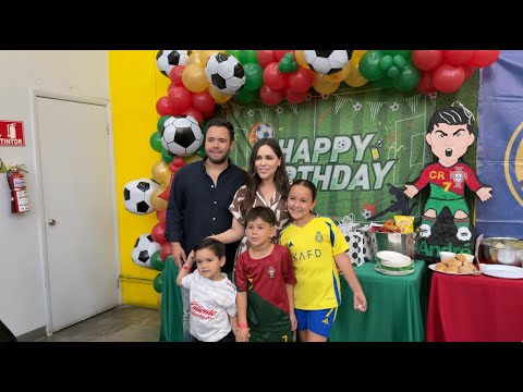 CUMPLE ANDRÉ #7 FIESTA DE CRISTIANO RONALDO | KARLA CELIS VLOGS