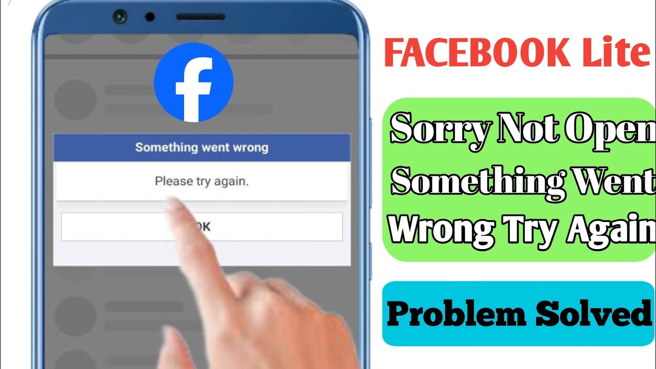 How to Fix Facebook Lite Something Went Wrong Problem।Facebook Lite ...