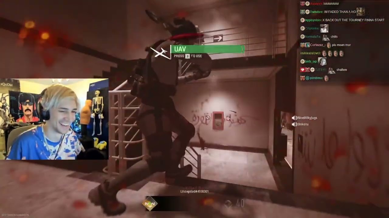 xQc Plays in Call of Duty Tournament (Full Vod Part 1/2)