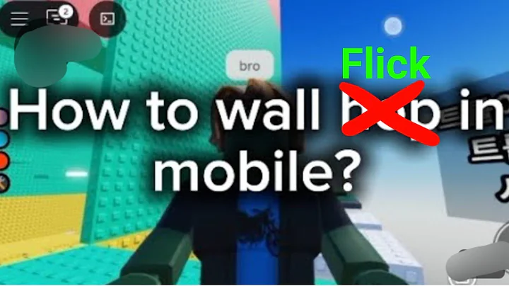 How to wall flick in Mobile Roblox? | ReCan Roblox ReTeach #Howto #wallhop #roblox