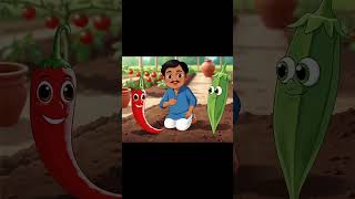 Mirchi aur Bhindi ki khani #viral #shortsfeed #trending #cartoon #viralchannel#viralshort#viralvideo