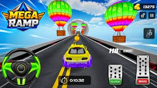 Mega Ramp Car Stunts Racing 🏎️ And Driving 3Level Complete ✅ Mega Ramp Cars Video #Game #Racing  screenshot 5