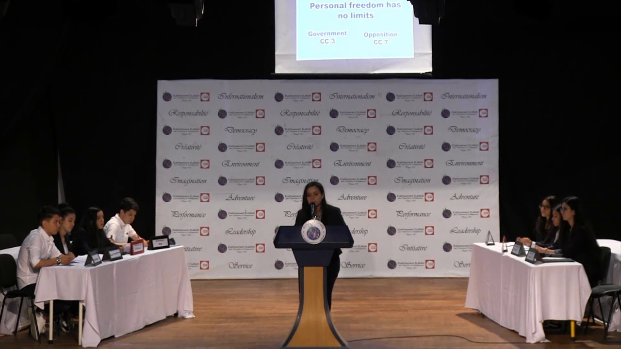 Personal freedom has no limits.