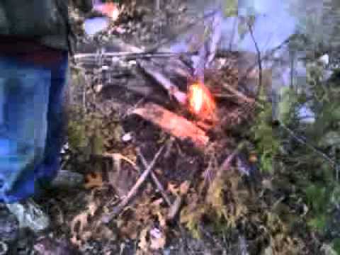 how rednecks start a fire to get warm Lol