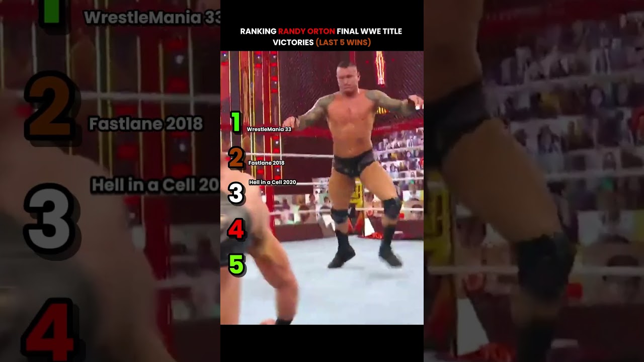 Ranking Randy Orton Final WWE Title Victories (Last 5 Wins) 