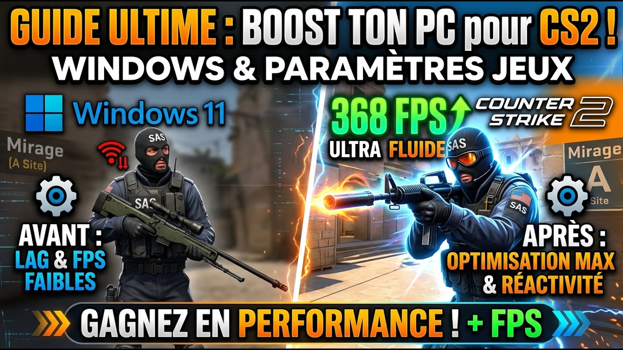 BOOST TES FPS sur CS2 ! Guide complet Windows + CS2 (2026) - YouTube