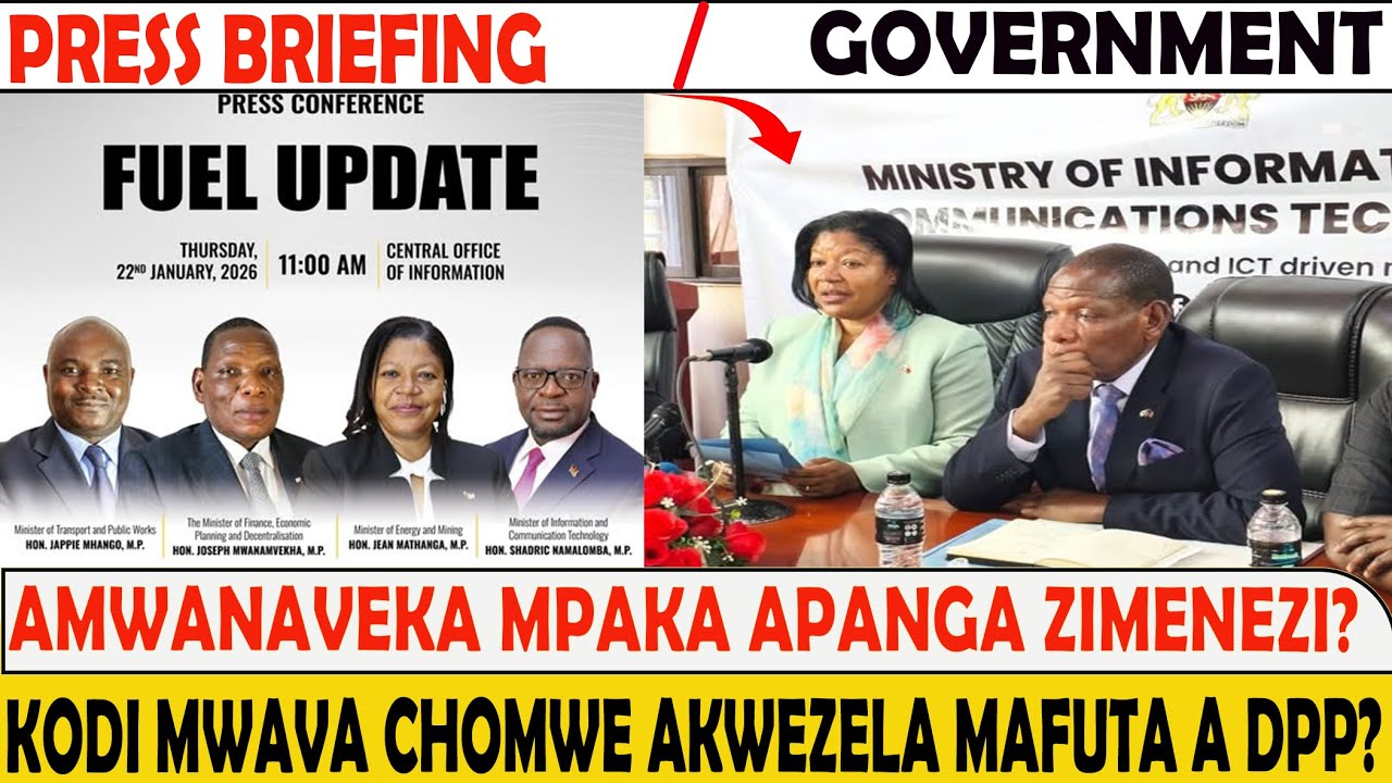 IZI NDIZIFUKWA ZOMWE DPP YAKWEZELA MAFUTA AGALIMOTO MDZIKO MUNO, KODI MAGANIZO ANU NDIOTANI INU?