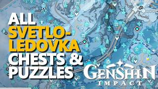 All Svetloledovka Chests & Puzzles Genshin Impact