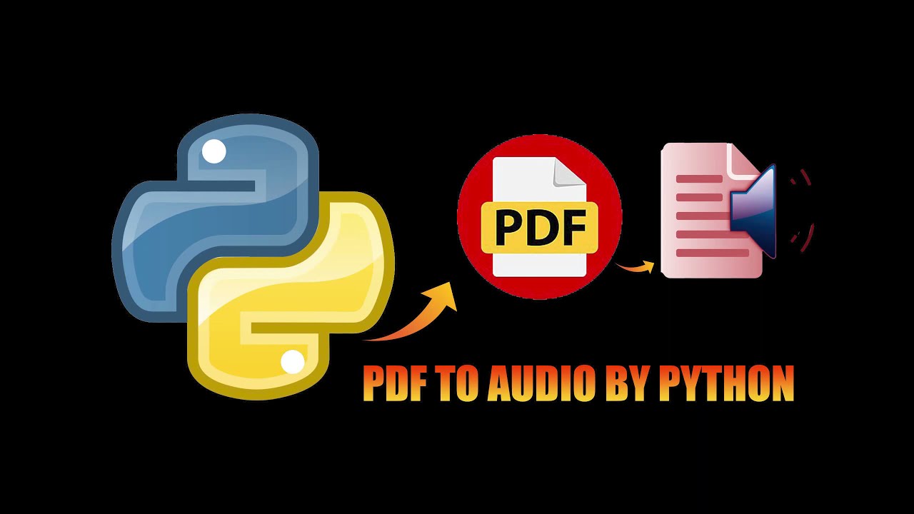 How To Convert PDF To AUDIO Using Python PYTTSX3 & PYPDF2 libraries