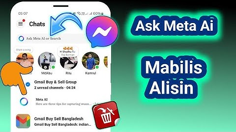 Messenger_Ask Meta Ai Or Search |  Alisin ang Meta Ai Sa Messenger