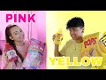 Eating Only ONE Color Of Food For 24 Hours! (Rainbow Food Challenge)