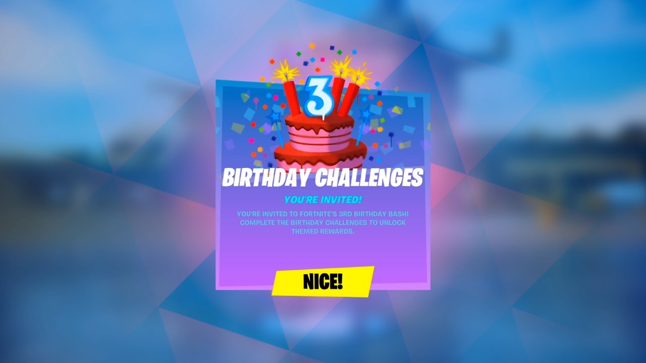 NEW FORTNITE BIRTHDAY - FREE Birthday Challenges & Rewards