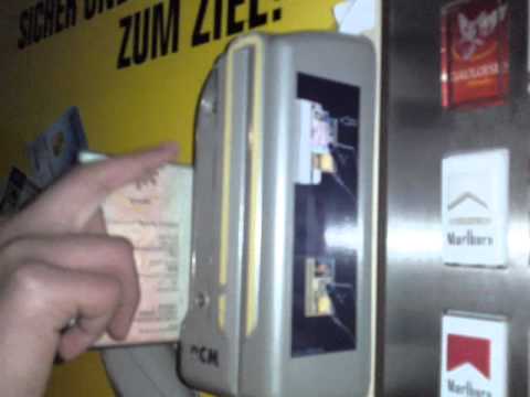 Zigarettenautomat Ausweis Zigarettenautomat Ausweis