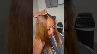 Ginger Blunt Cut Bob