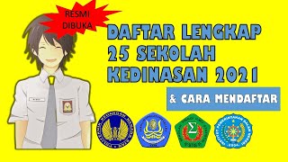 RESMI DIBUKA!!! DAFTAR LENGKAP 25 SEKOLAH KEDINASAN TAHUN 2021 DAN CARA MENDAFTAR