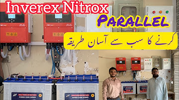 Simple Method to Parallel Inverex Nitrox 6KW INVERTERs |Parallel Inverters Process | Technical Work