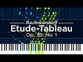 Rachmaninoff: Études-tableaux Op. 39, No. 1 // Richter