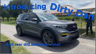 Introducing Dirty Dan our 2021 Ford Explorer ST and rear diff bushing install