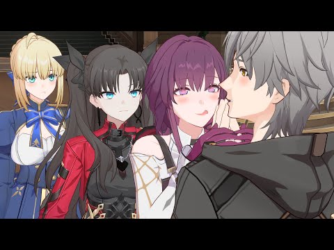 Rin Tohsaka Jealous of Kafka in Caelus Harem