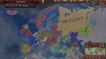 Europa Universalis IV Only Europe: 1444 - 1821 AD Timelapse